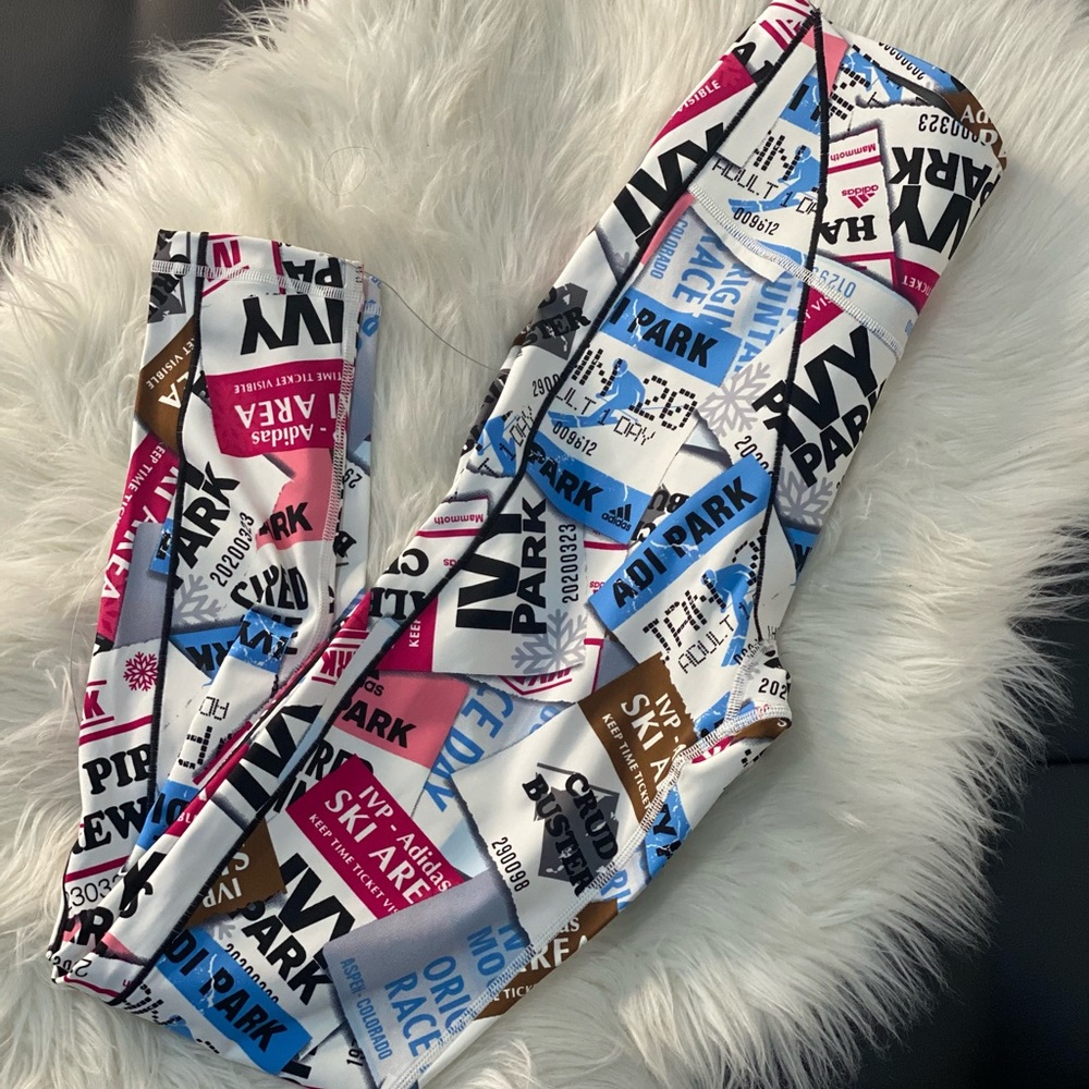 IVY PARK Ski Tag Tights Size Small